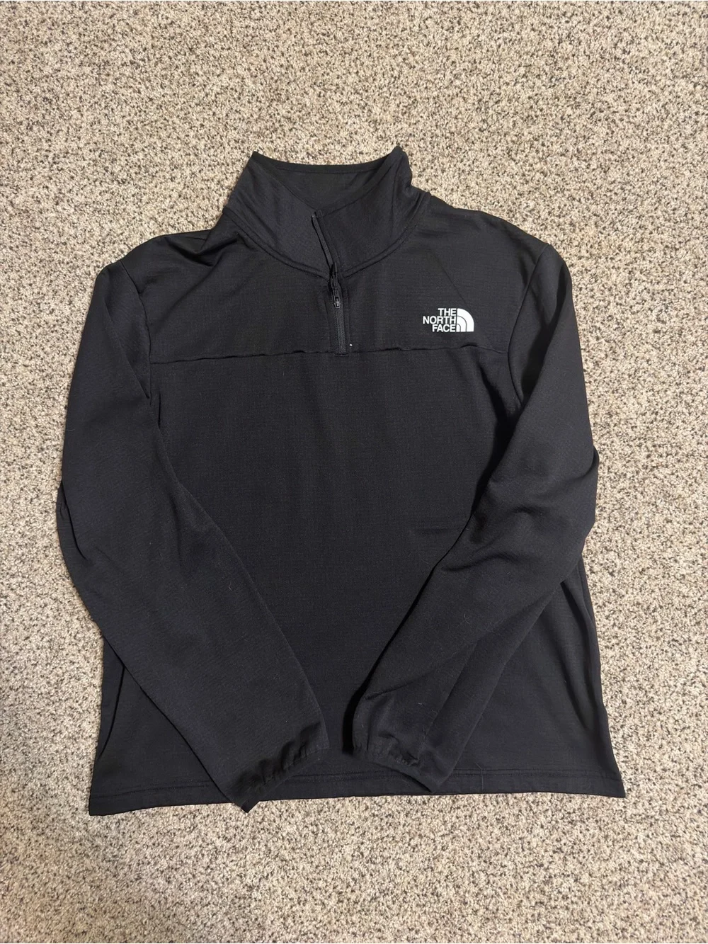 The North Face Men's Black Quarter Zip Pullover Jacket